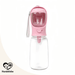 Hunde-Trinkflasche 2in1 in Pink