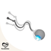 Smarter Interaktiv-Ball in Grau