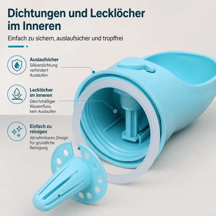 Hunde-Trinkflasche 2in1 – Abbildung 6