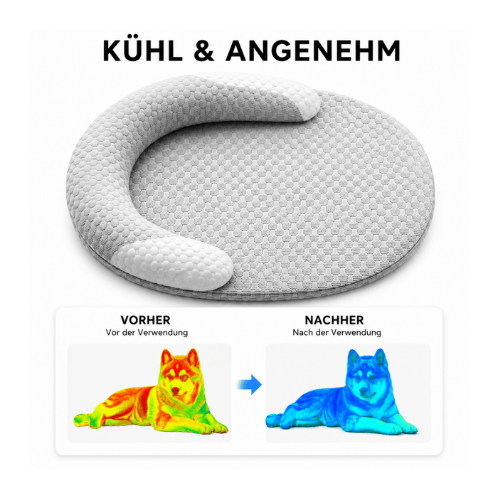Orthopädisches Hundebett mit erhöhtem Rand – Abbildung 2