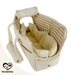 Hundetragetasche Premium in beige Tasche mit Matte