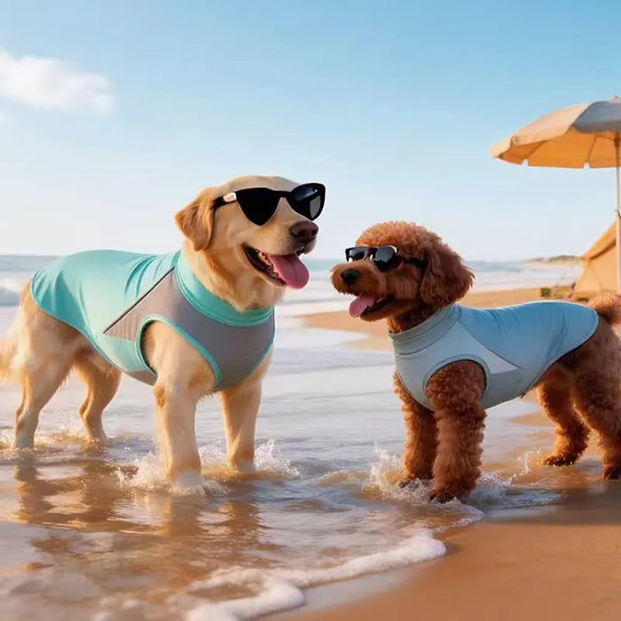 Kühlweste für Hunde mit UV-Schutz, L bis 6XL
