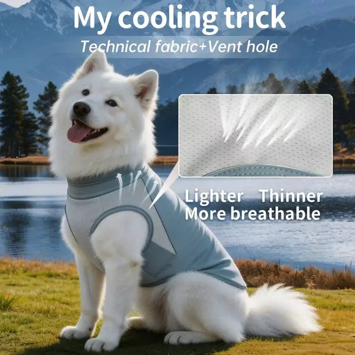 Kühlweste für Hunde mit UV-Schutz, L bis 6XL
