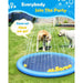 Wasserspielmatte für Hunde, rutschfest bis 170 cm