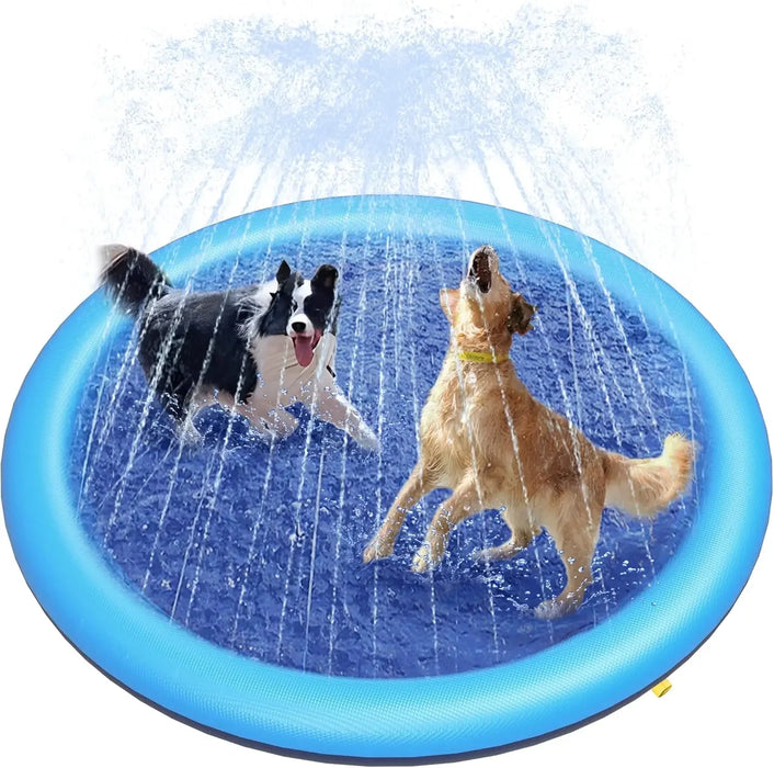 Wasserspielmatte für Hunde, rutschfest bis 170 cm