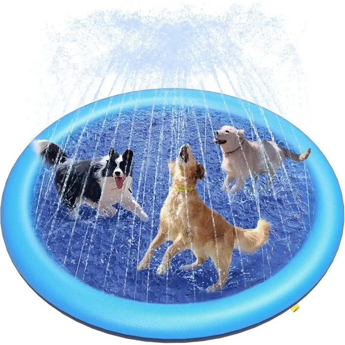 Wasserspielmatte für Hunde, rutschfest bis 170 cm