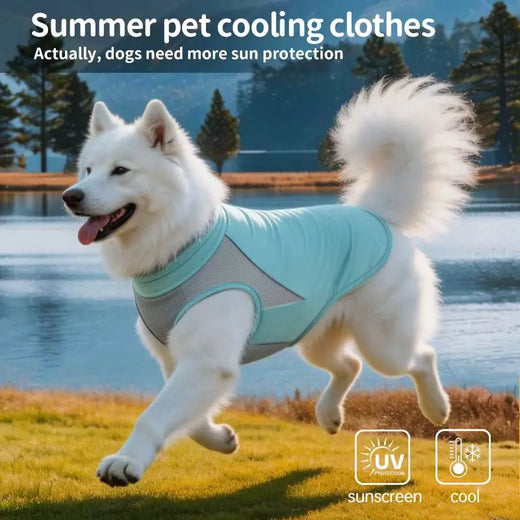 Kühlweste für Hunde mit UV-Schutz, L bis 6XL